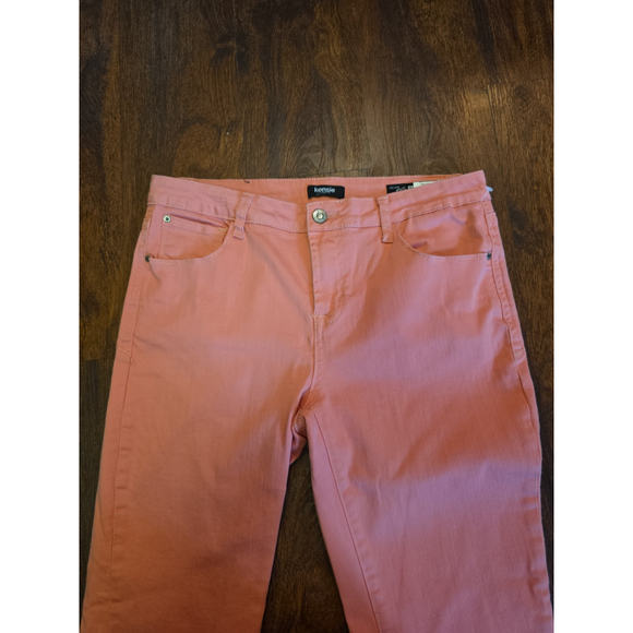 Kensie You look pretty skinny jeans pink soft red size 29 - Picture 2 of 6